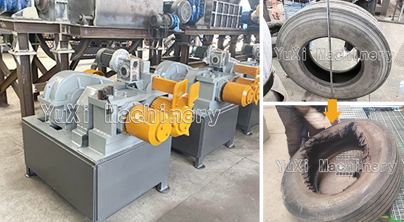 waste tire wire drawing machine