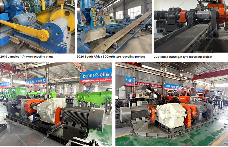 Automatic Extrusion Type Tyre Recycling Systems Features