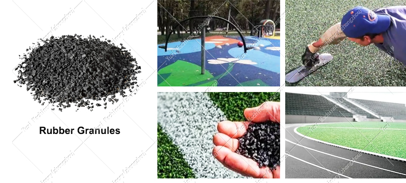 Tire Rubber Granule Recycling Systems Applications